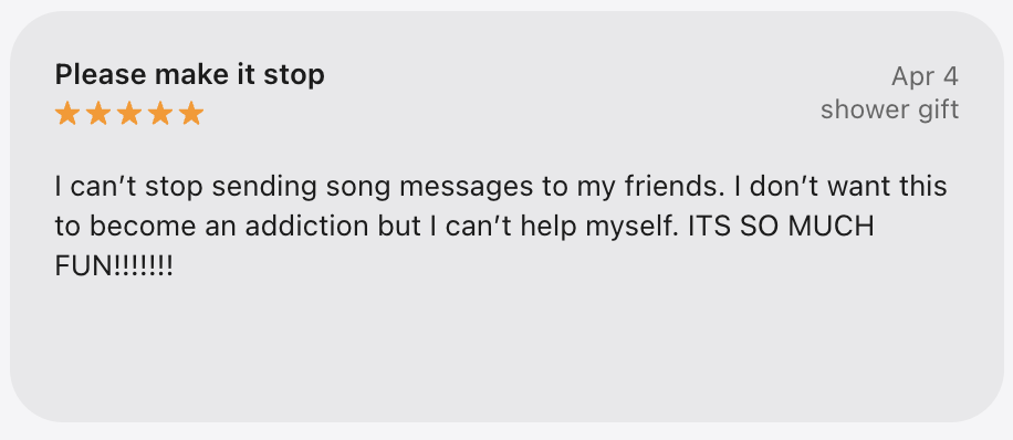 TinySong review