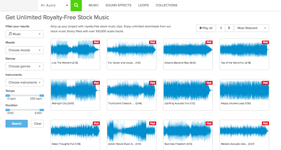 download as many audio files form audio blocks