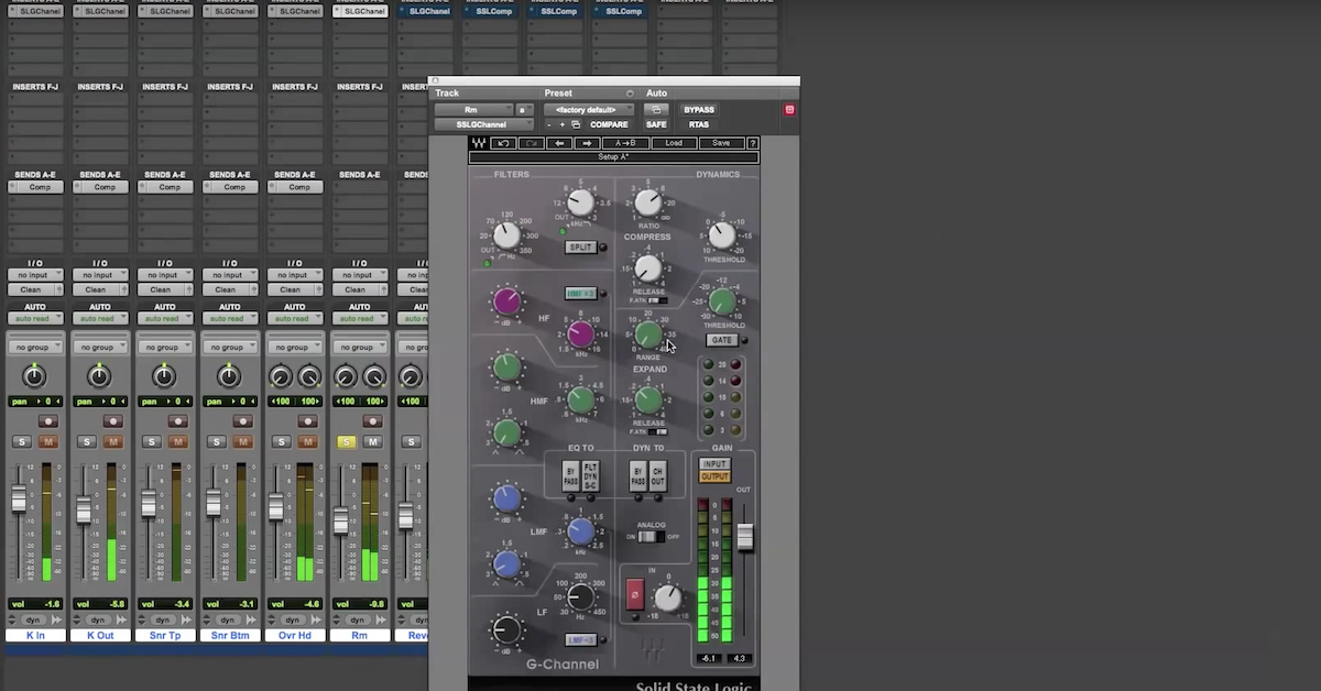 difference between the waves ssl e channel and g channel