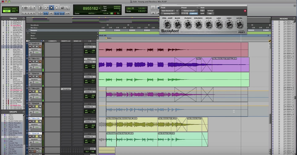 Mixing Rock EQ'ing and Fading Distorted Guitar Tails — Pro Audio Files