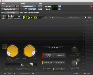 FabFilter's Pro-DS Plugin