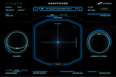 Zynaptiq Adaptiverb [REVIEW] — Pro Audio Files