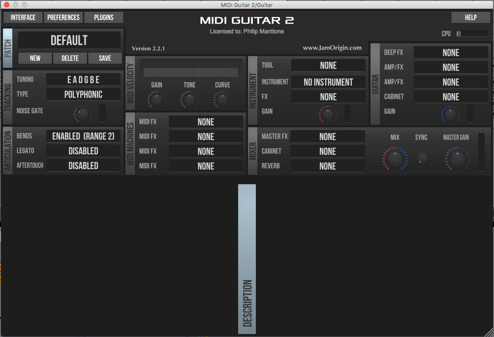 Jam Origin’s MIDI Guitar 2 for Live Performance