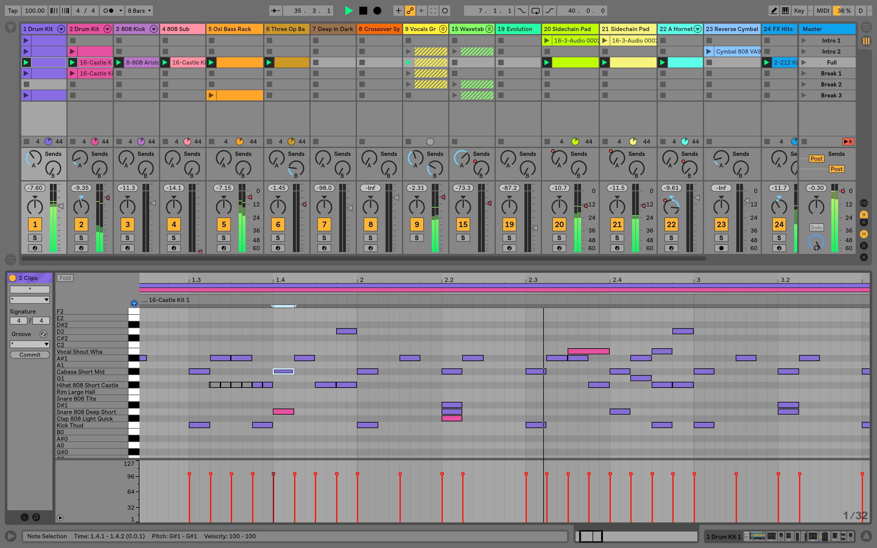 silent audio file ableton