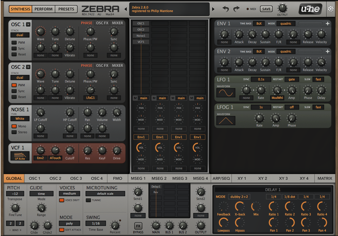 Review: Zebra 2.8  — The Workhorse Synth from u-he