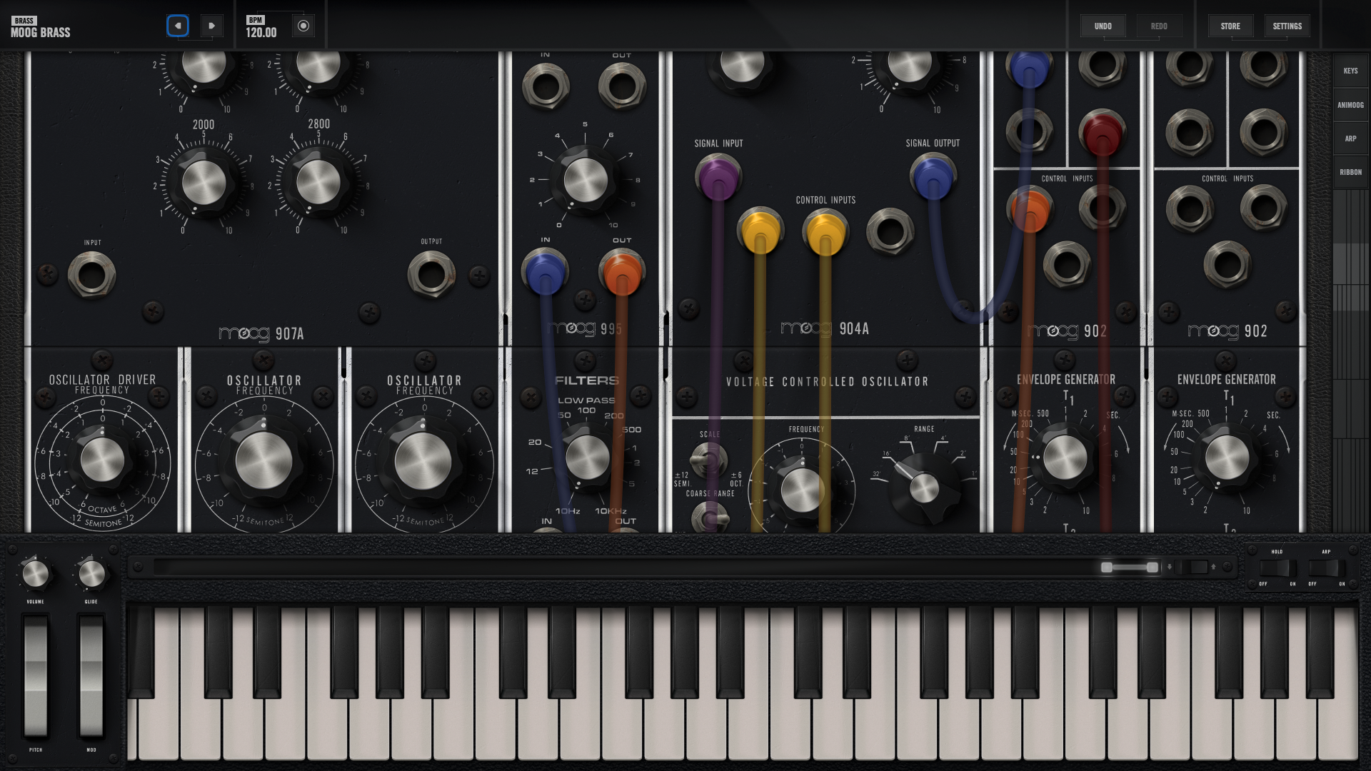 Moog Model 15 App