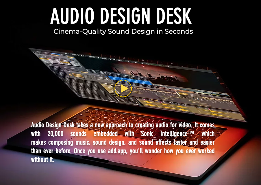 Audio Design Desk — a New Paradigm for Audio Post-Production