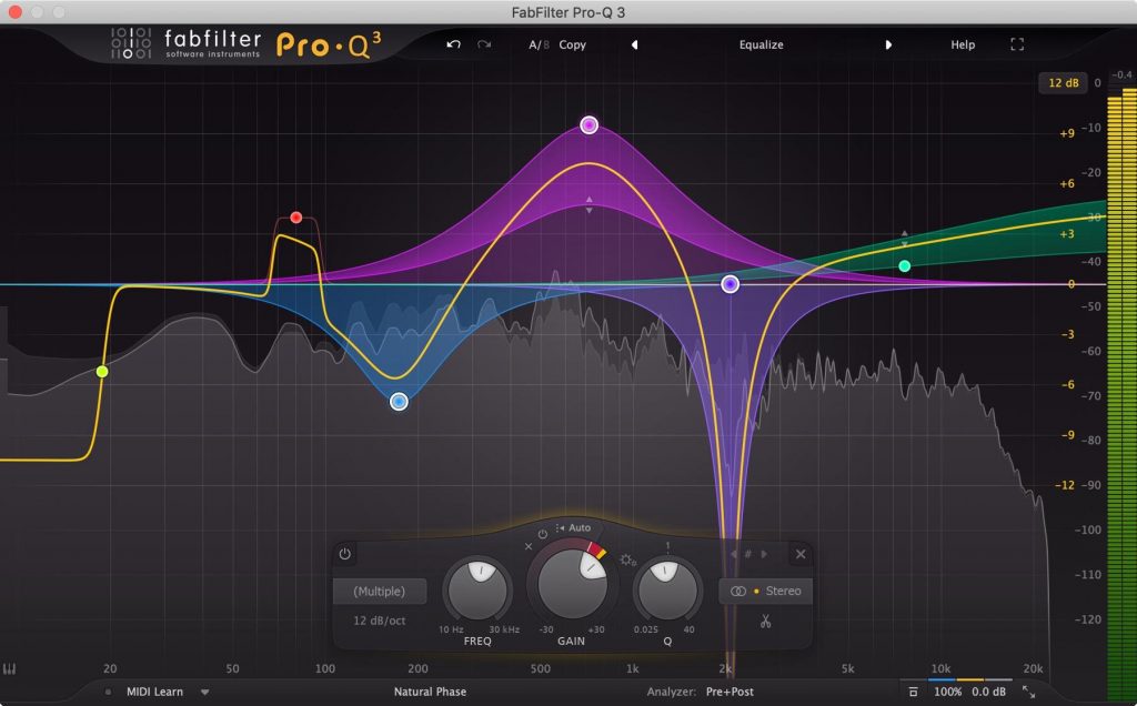 sidechain bus with fabfilter pro q2