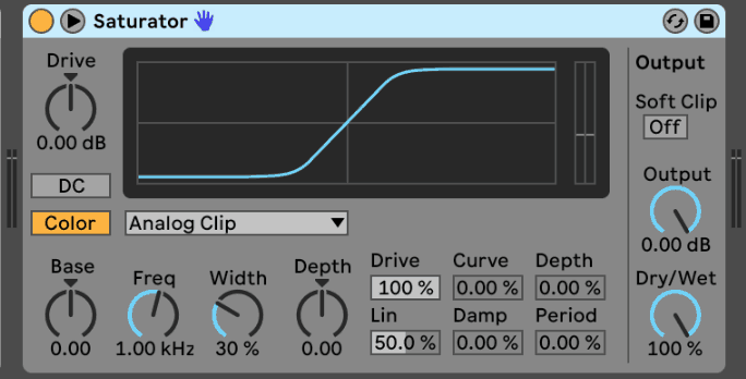 Ableton Saturator