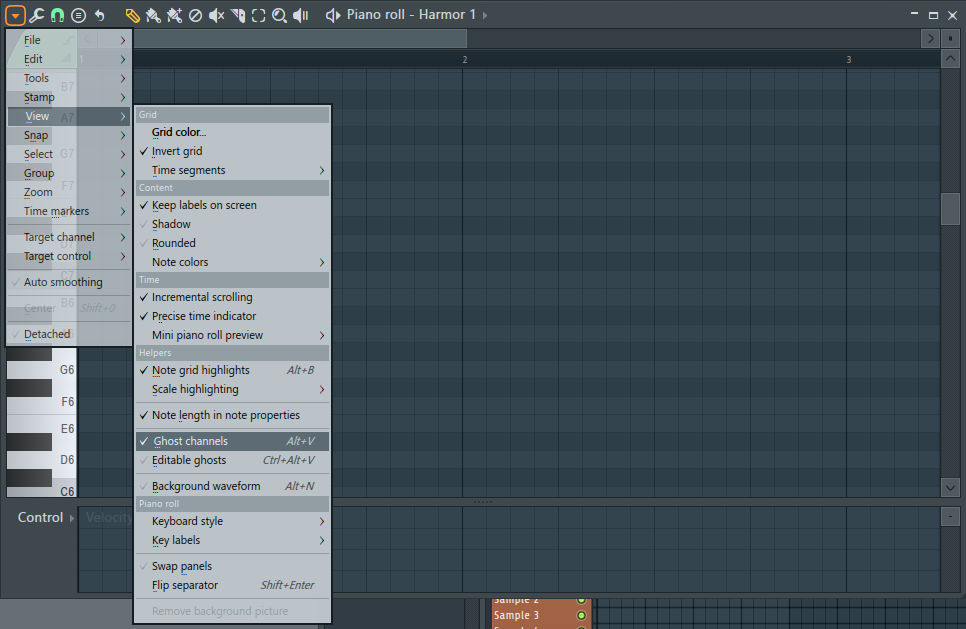 fl studio piano roll only plays one note