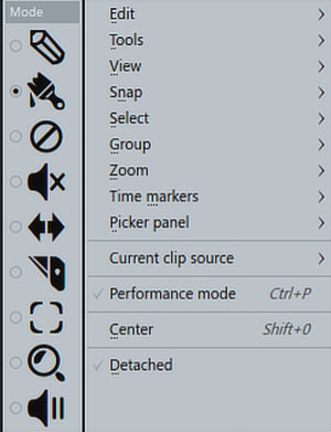 FL Studio Secret Mouse Menu