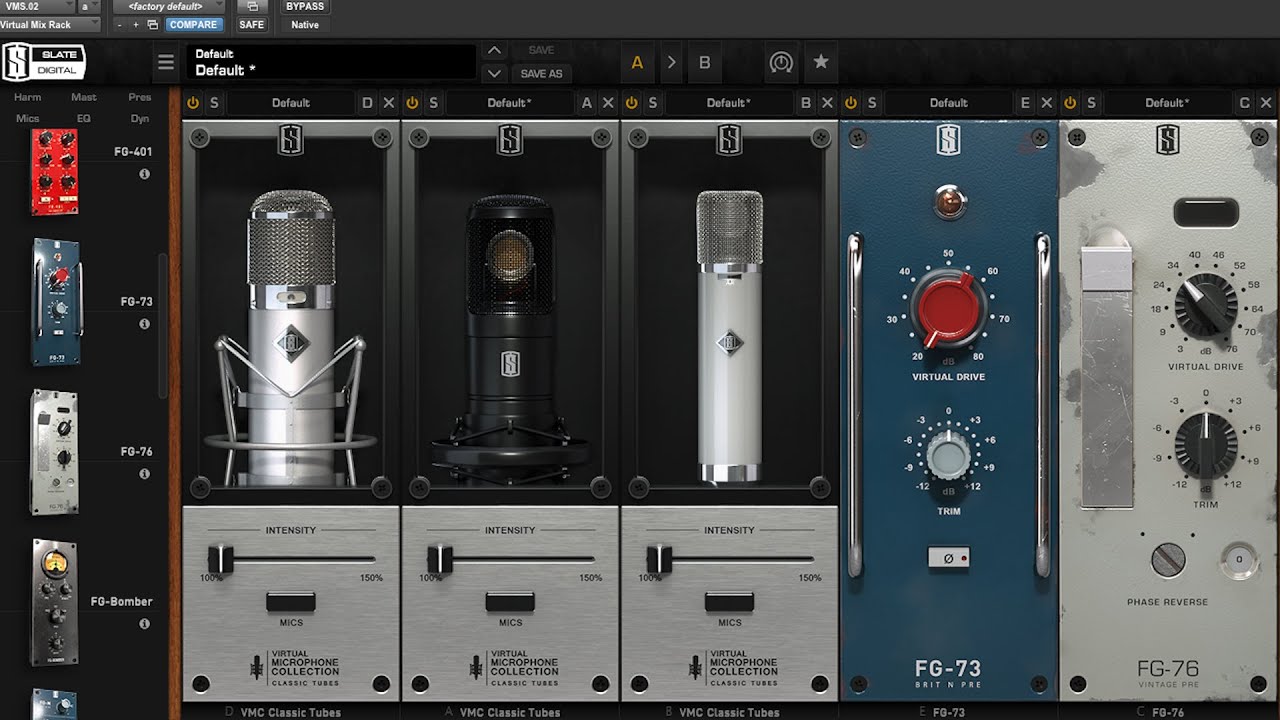 Slate Virtual Microphone & Preamp Collections