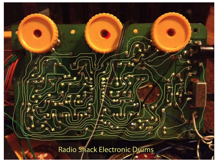 Radio Shack Electronic Drums Circuit Board