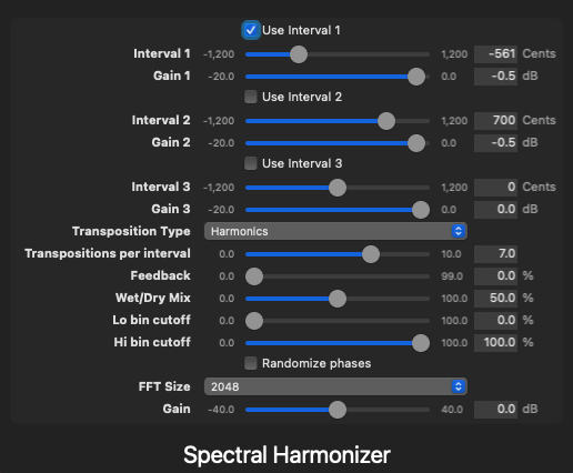 Spectral Harmonizer by Michael Norris