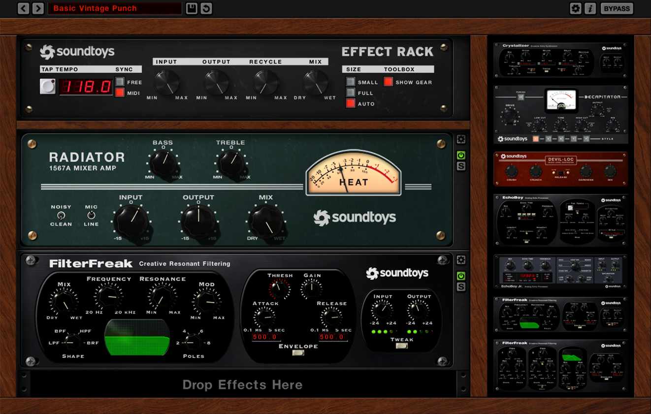 Soundtoys Effect Rack