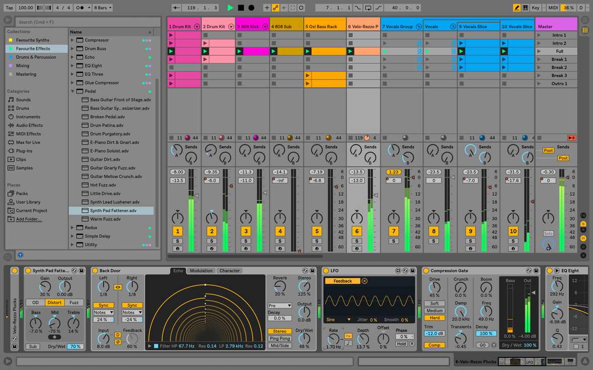 Ableton Live Session View