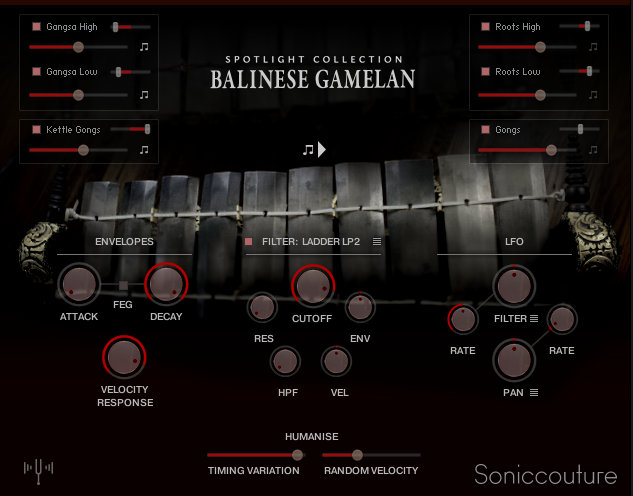 Balinese Gamelan Spotlight-collectie van Native Instruments