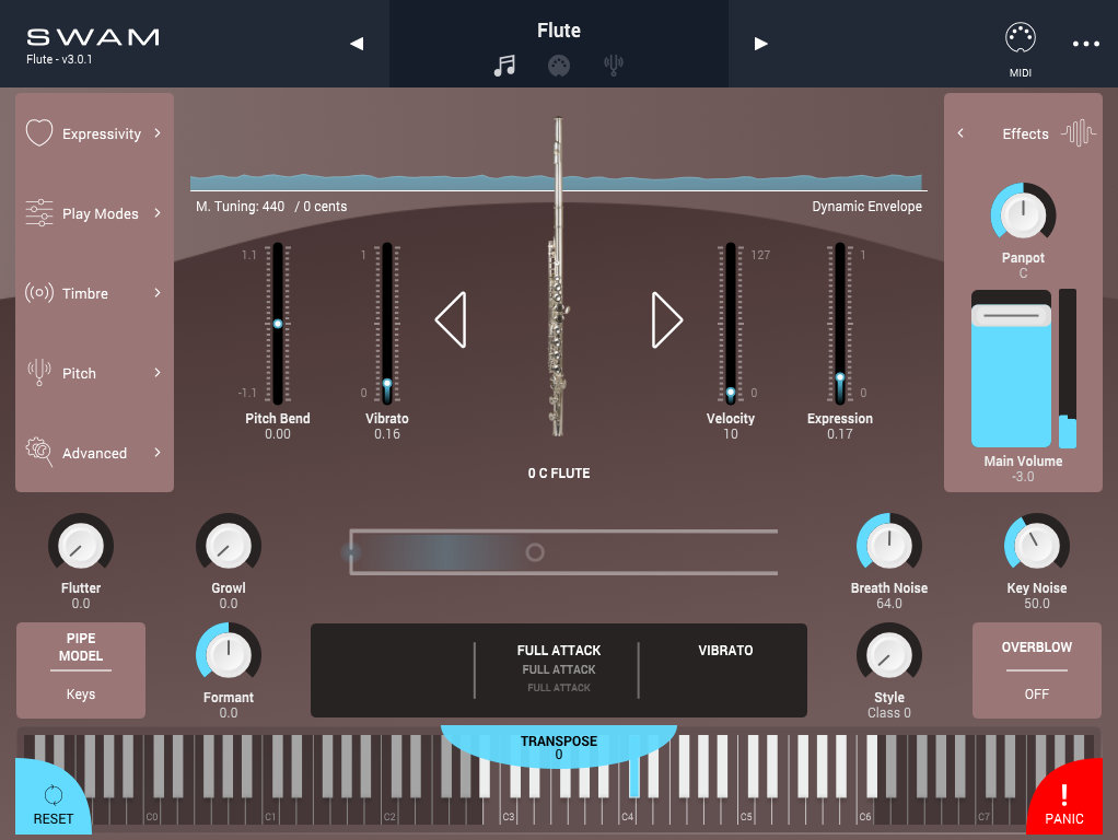 Recorder shop flute vst