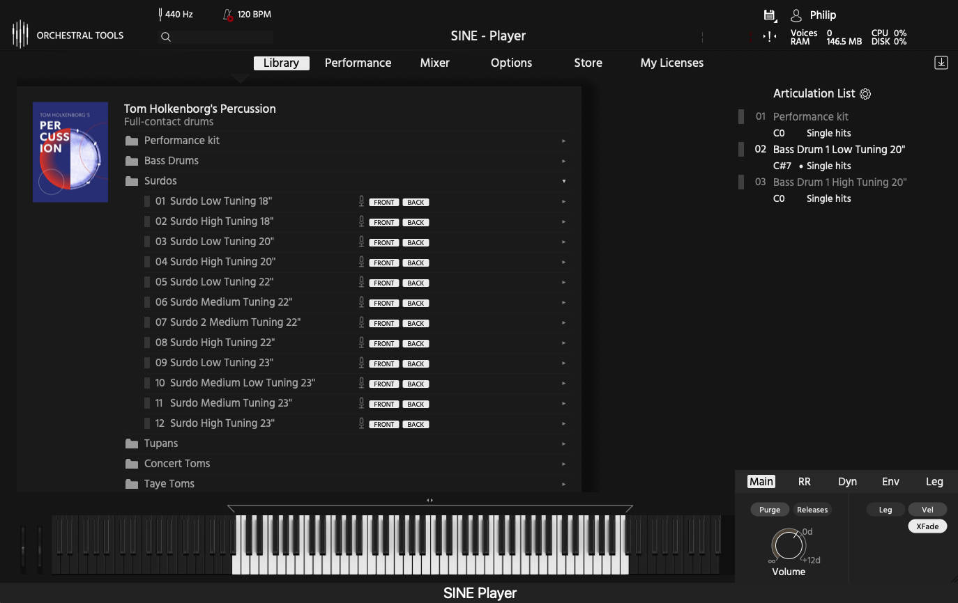 Orchestral Tools Tom Holkenborg's Percussion