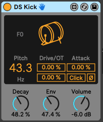 Max voor Live Kick Drum Synth 