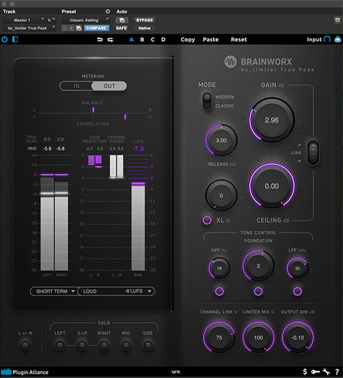 Brainworx bx_limiter_True_Peak