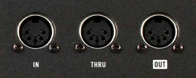 MIDI-IN-THRU-en-OUT-5-pins DIN