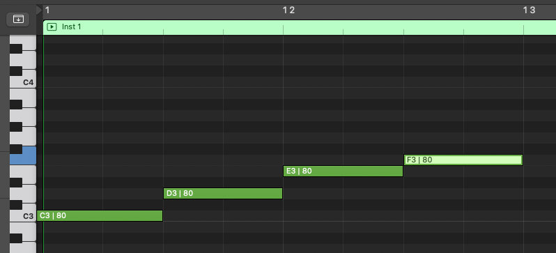 MIDI Piano Roll Editor